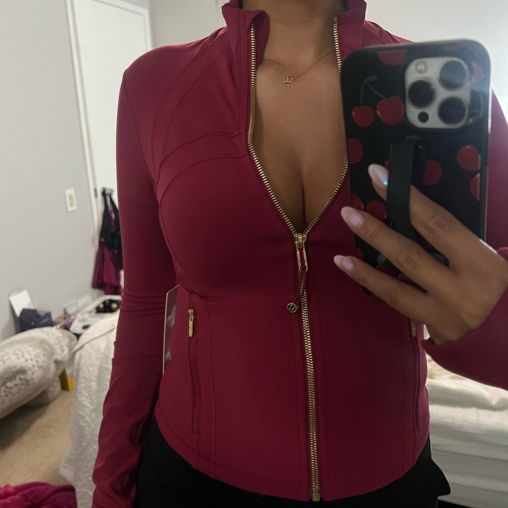 Lululemon Athletica Burgundy Jacket
